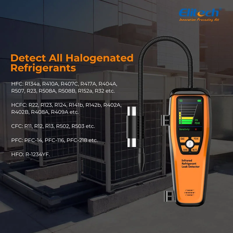 Máy phát hiện rò rỉ môi chất lạnh Elitech ILD-300 - Ảnh 2