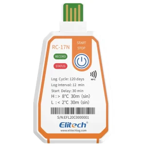 Nhiệt kế tự ghi Elitech RC-17N dùng 1 lần (NFC/USB)